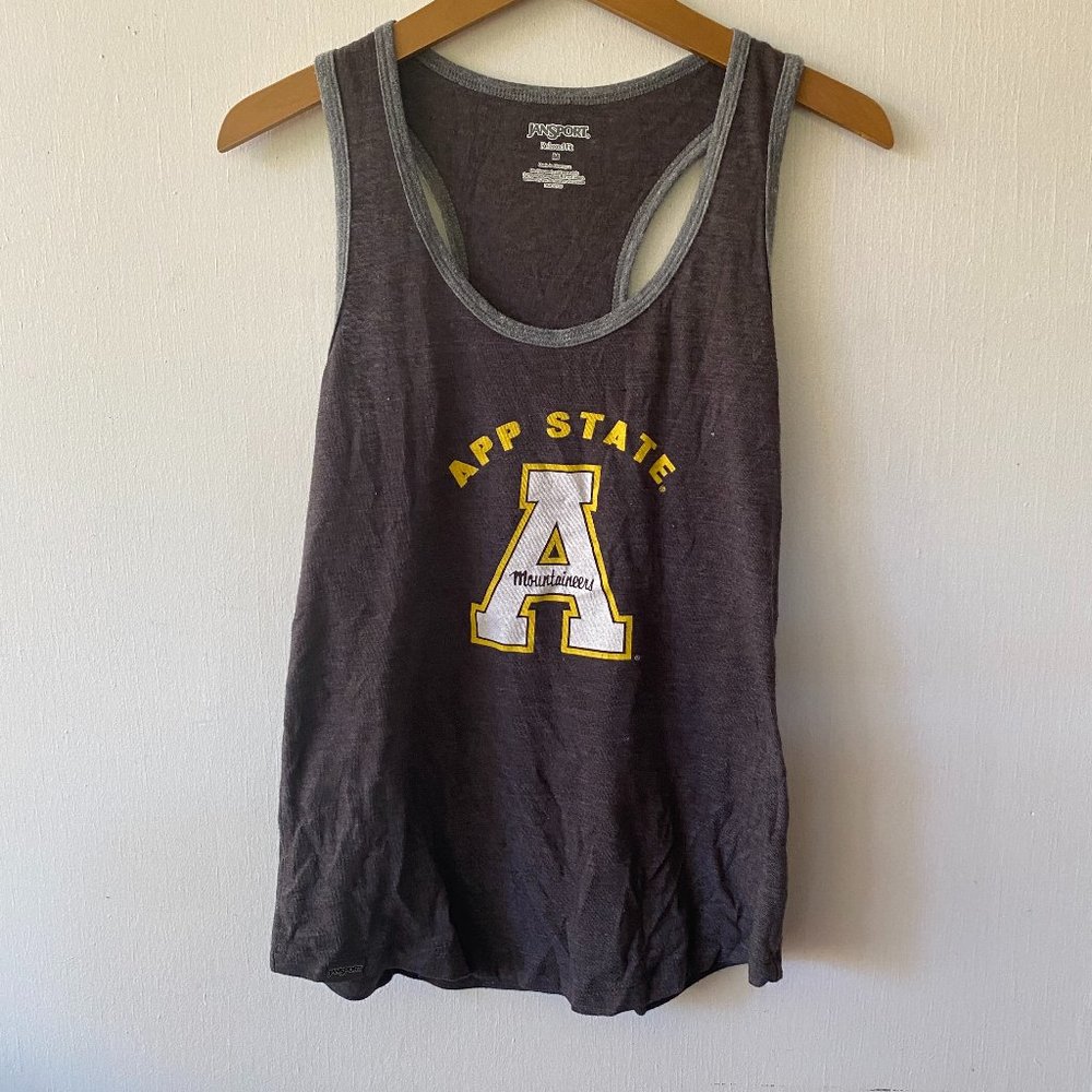 Jansport Appalachian State Mountaineers Tank Top Racerback Women's Size Medium